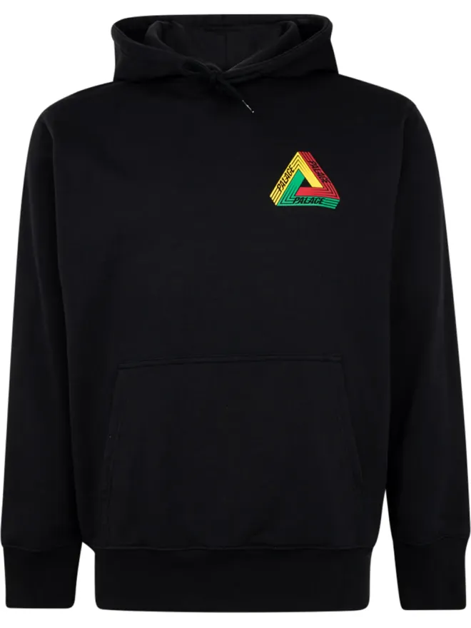Palace Palace トライダート ブラック ドローストリング フーディの商品画像