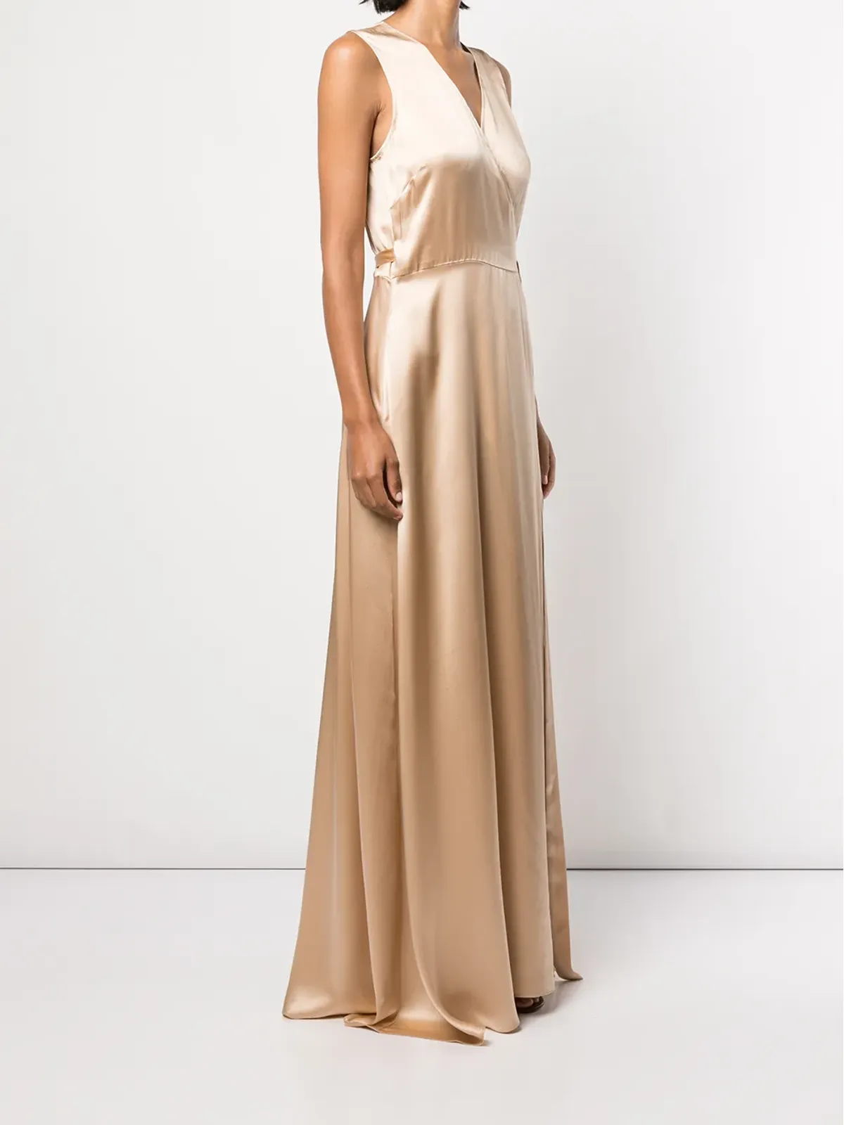 VOZ Frontwards wrap dress - Gold - 画像3