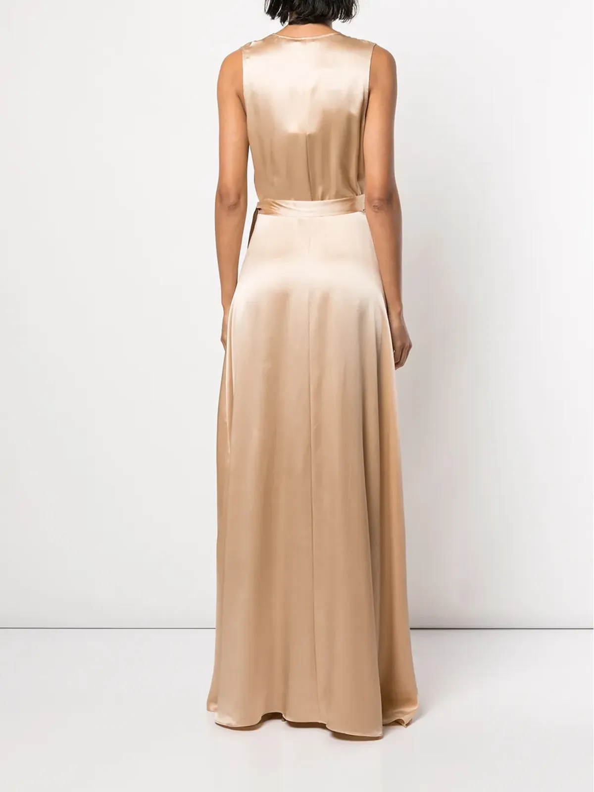 VOZ Frontwards wrap dress - Gold - 画像4
