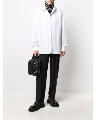 Valentino Garavani ブラックのテーラードストレートパンツ - サムネイル2