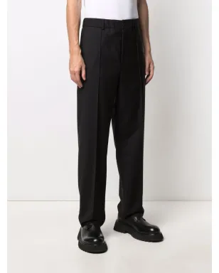 Valentino Garavani ブラックのテーラードストレートパンツ - サムネイル3