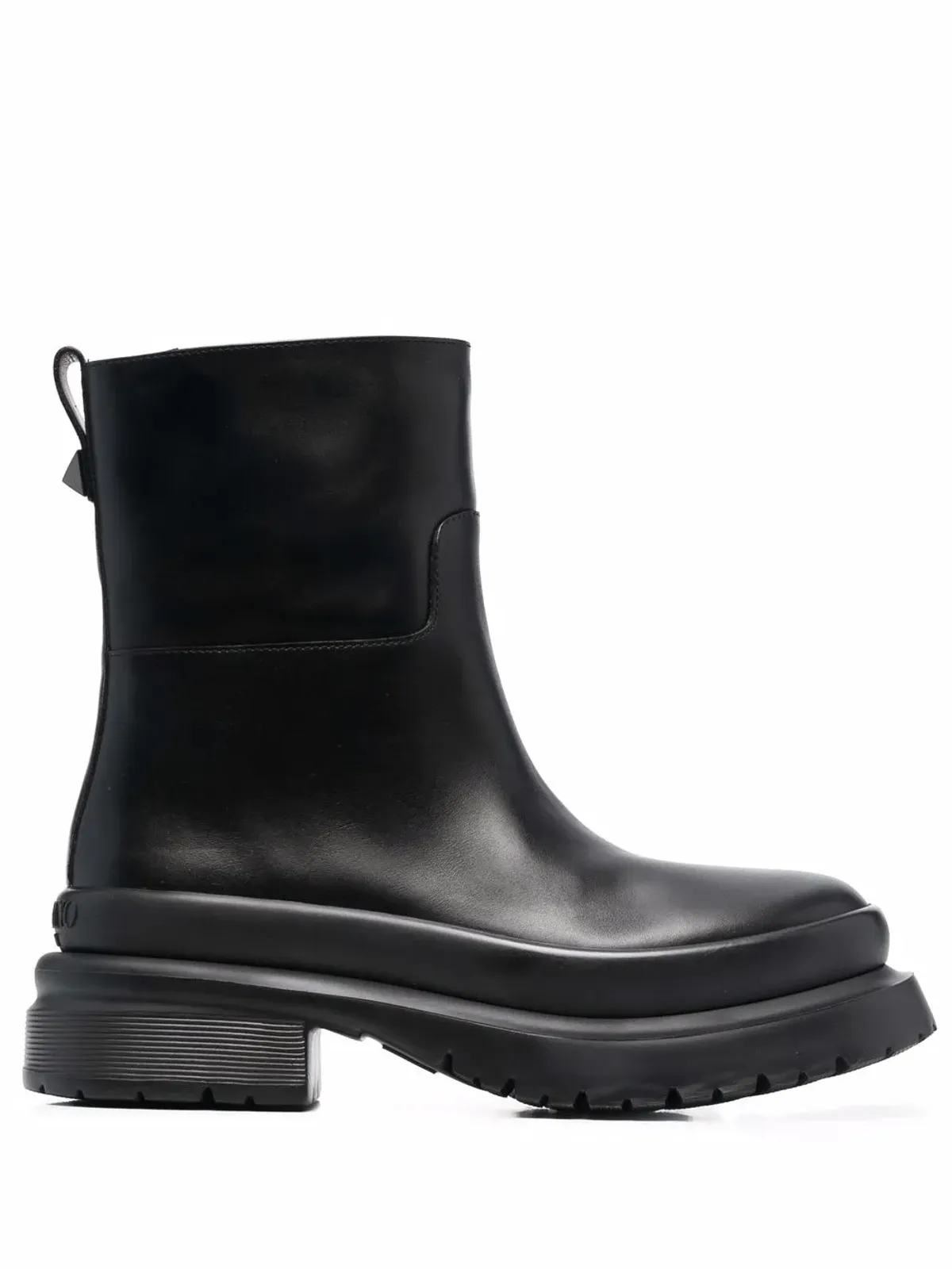 Valentino Garavani ロックスタッド アーモンドトゥ アンクルブーツ - 画像1