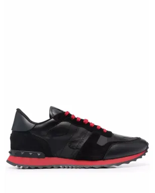 Valentino Garavani カモフラージュ ノワール ロックランナー スニーカー - サムネイル1