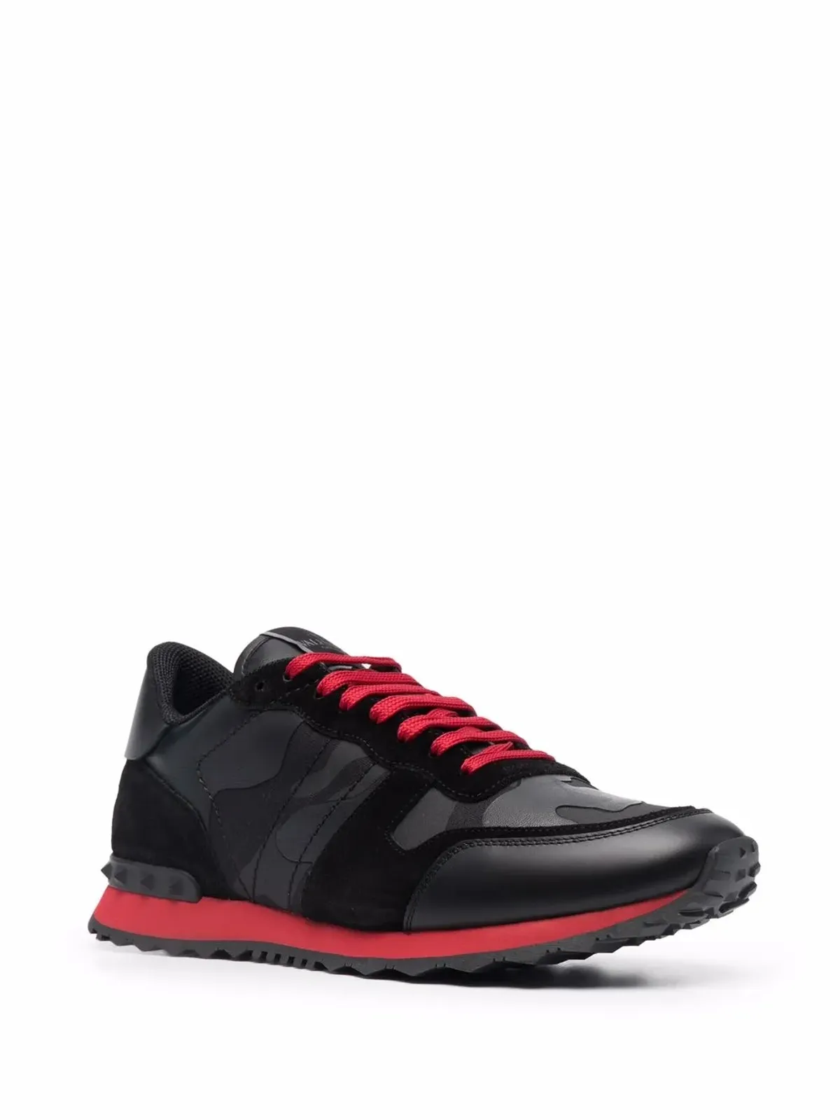 Valentino Garavani カモフラージュ ノワール ロックランナー スニーカー - 画像2