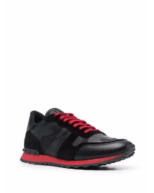 Valentino Garavani カモフラージュ ノワール ロックランナー スニーカー - サムネイル2