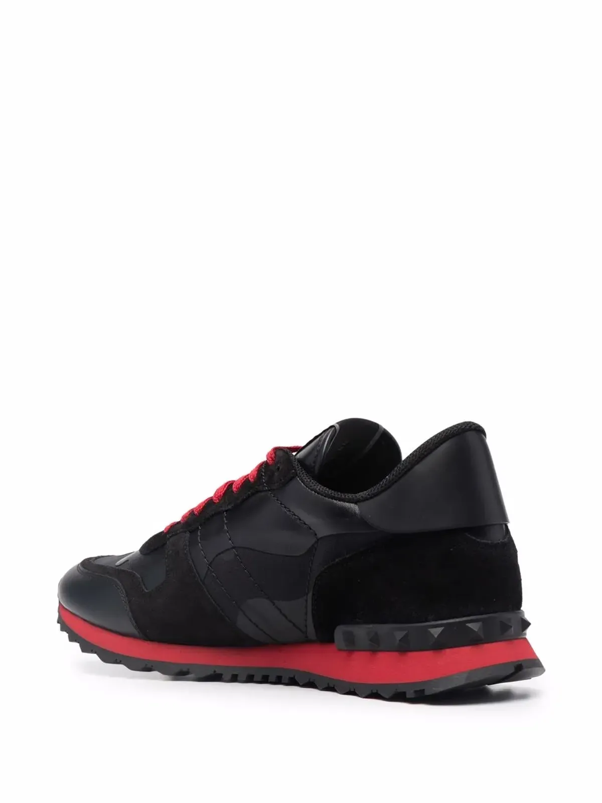 Valentino Garavani カモフラージュ ノワール ロックランナー スニーカー - 画像3