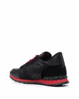 Valentino Garavani カモフラージュ ノワール ロックランナー スニーカー - サムネイル3