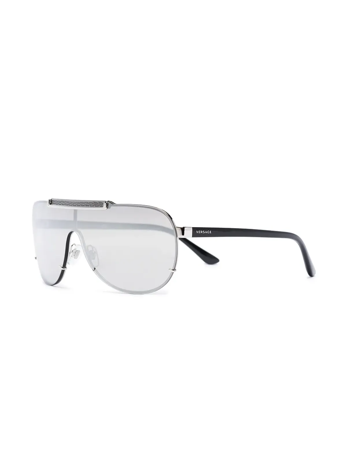 Versace Eyewear パイロットフレーム サングラス - シルバー - 画像3