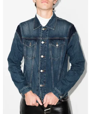 Alexander McQueen ロゴエンボスデニムジャケット - サムネイル2