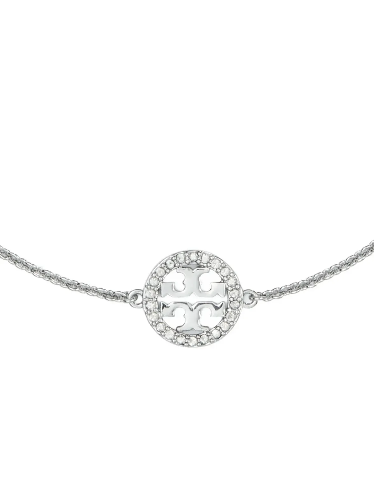 Tory Burch Icon pavé chain bracelet - Silver - 画像3