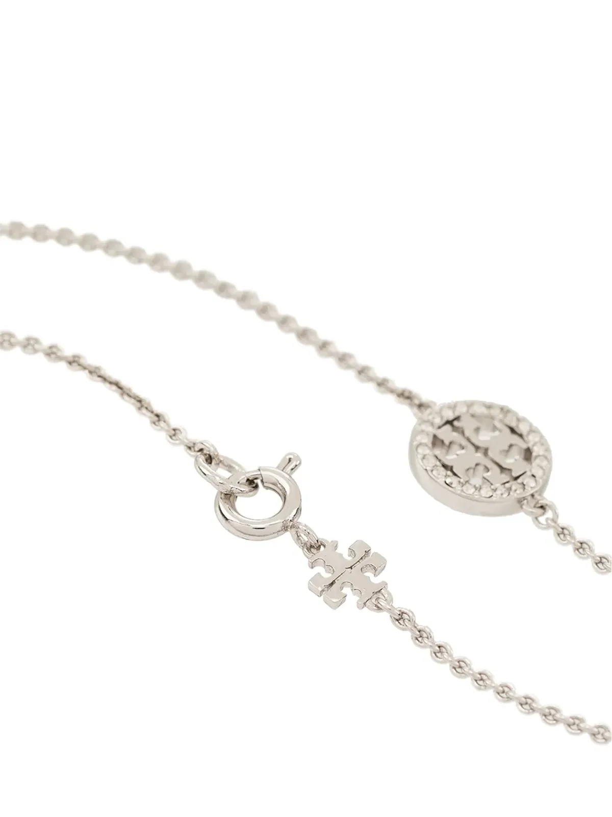 Tory Burch Icon pavé chain bracelet - Silver - 画像4