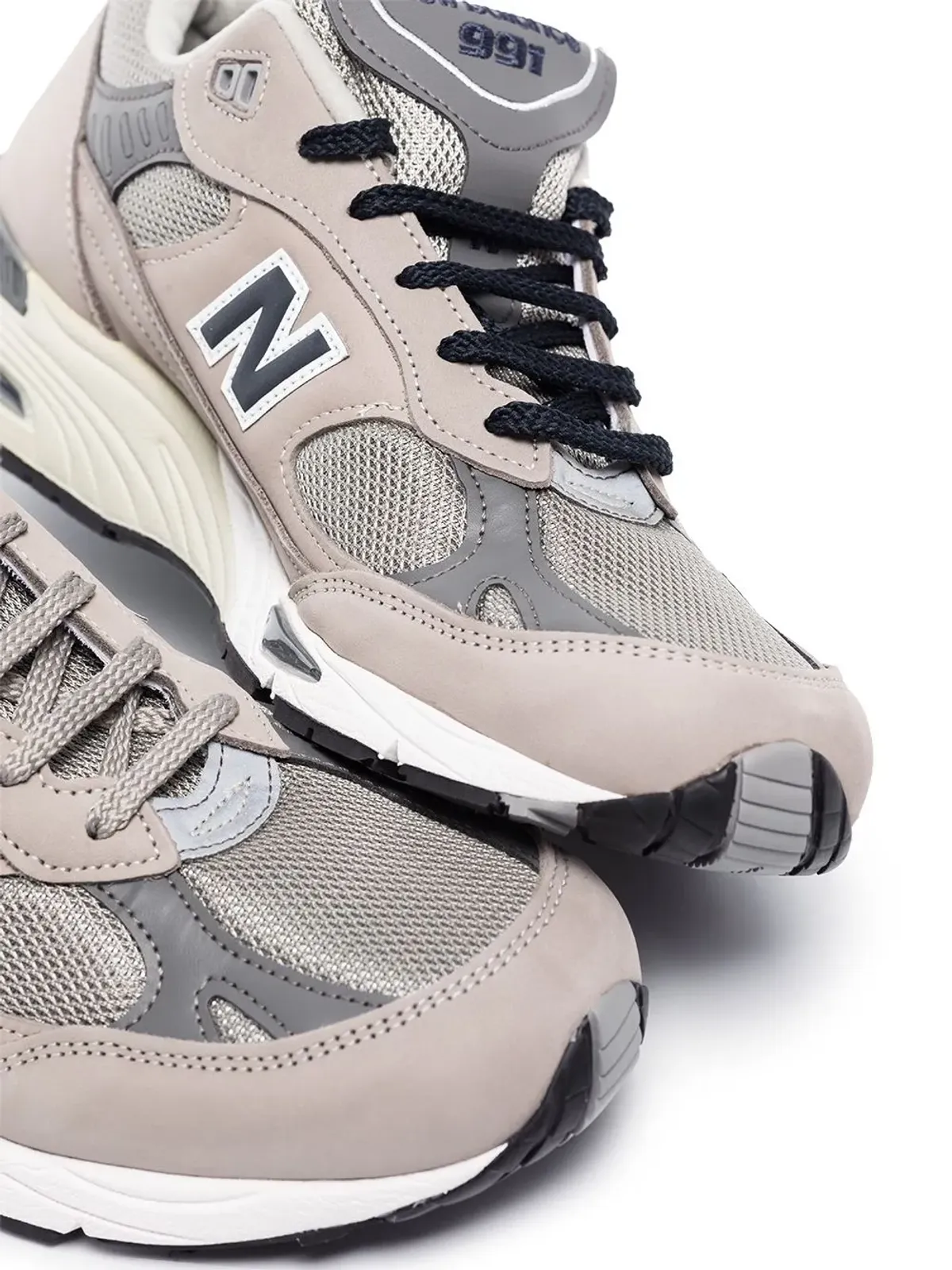 New Balance 991 20周年記念 ローカットスニーカー グレー - 画像2