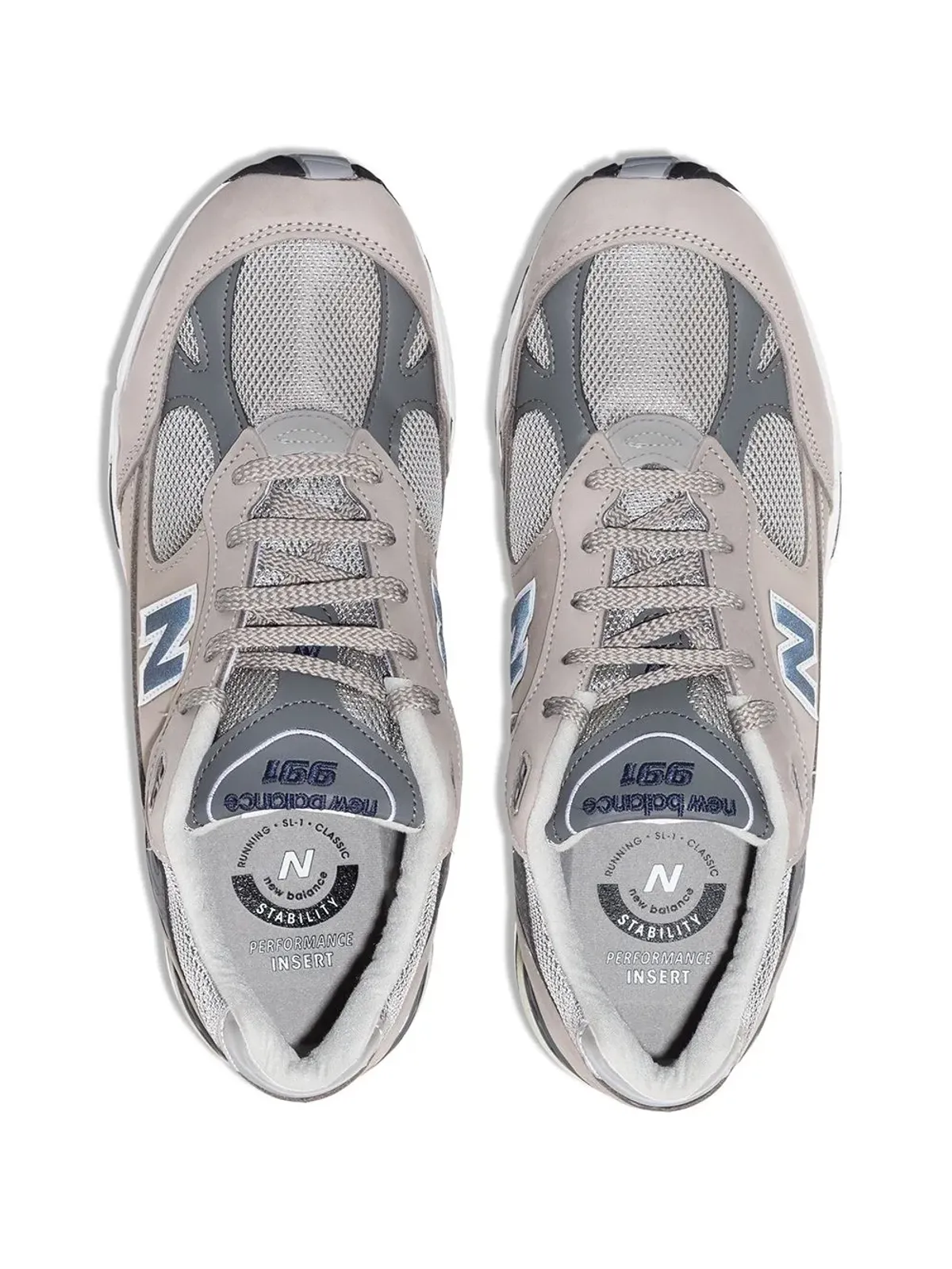 New Balance 991 20周年記念 ローカットスニーカー グレー - 画像4
