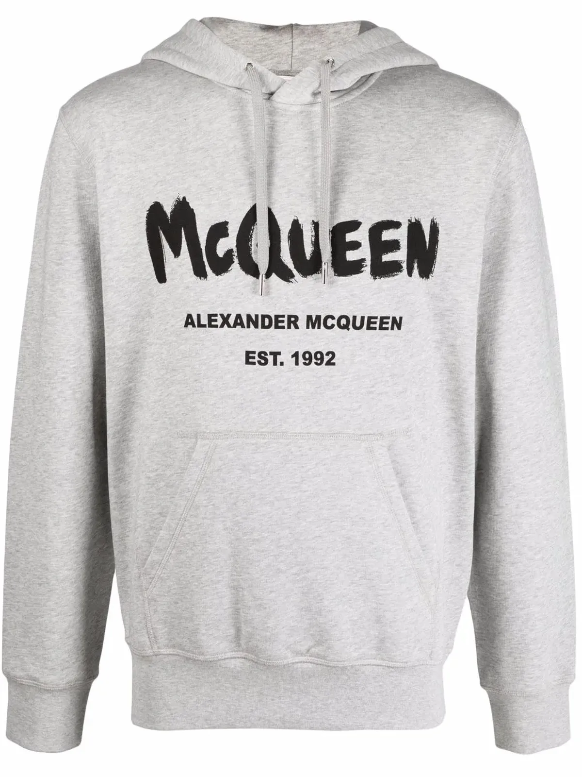 Alexander McQueen ロゴプリントフーディー - 画像1