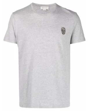 Alexander McQueen スカルパッチ コットン Tシャツ - サムネイル1