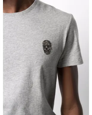 Alexander McQueen スカルパッチ コットン Tシャツ - サムネイル5