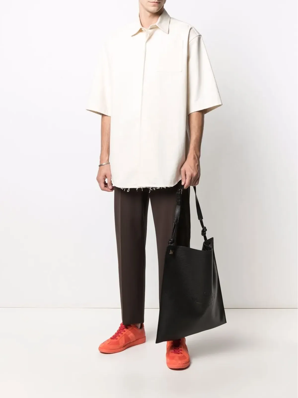 Valentino Garavani ロゴ型押し トートバッグ - 画像2