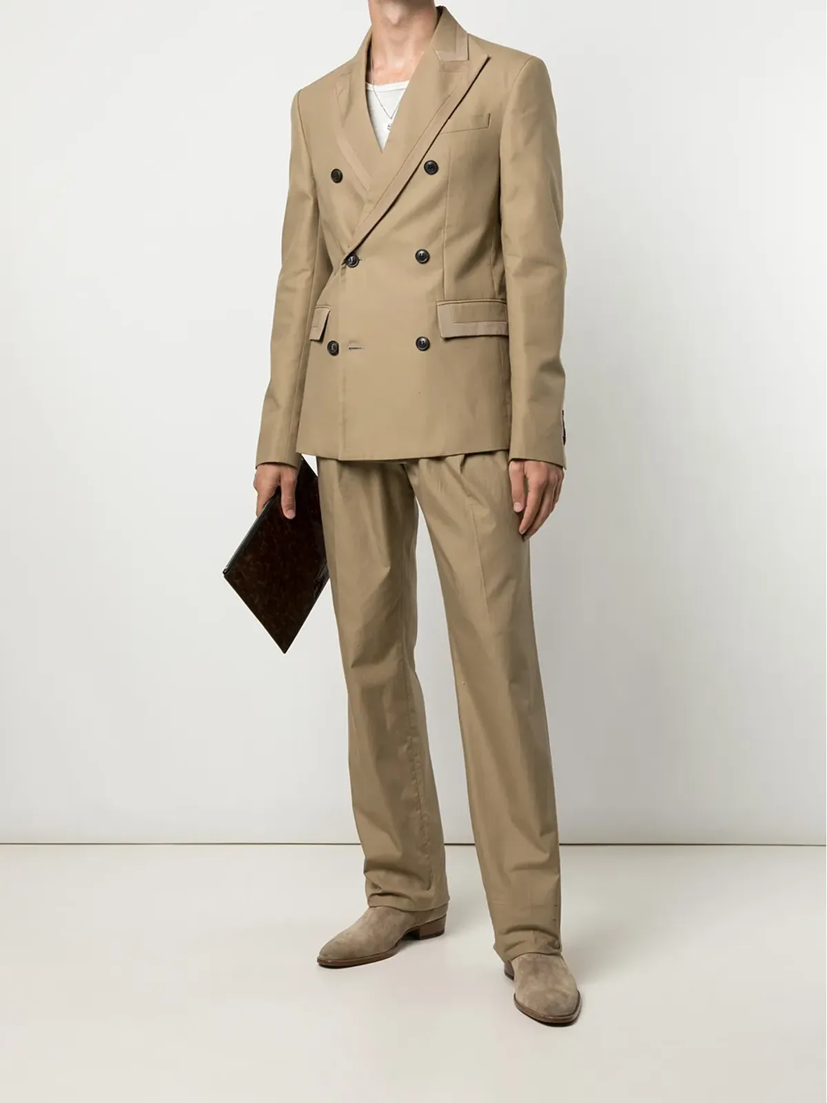 AMIRI ボックスプリーツストレートパンツ - 画像2