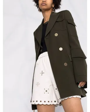 RED Valentino ブロderieラムスキンショーツ - サムネイル5