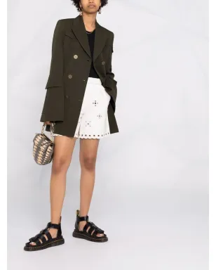RED Valentino ブロderieラムスキンショーツ - サムネイル2