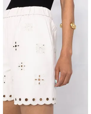 RED Valentino ブロderieラムスキンショーツ - サムネイル3
