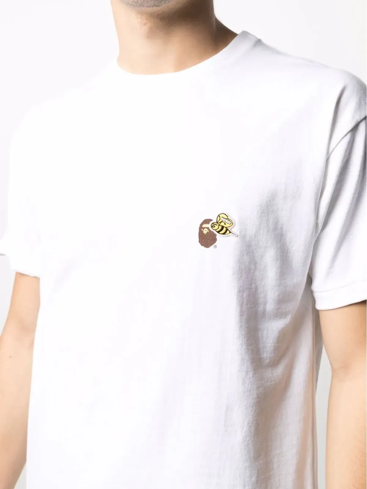 Readymade ビー刺繍パッチTシャツ - 画像5