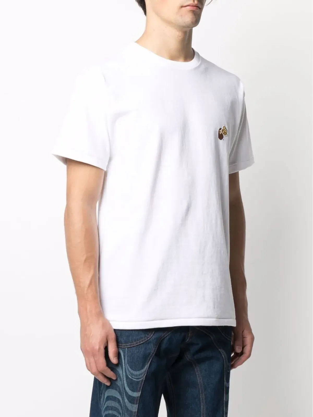 Readymade ビー刺繍パッチTシャツ - 画像4
