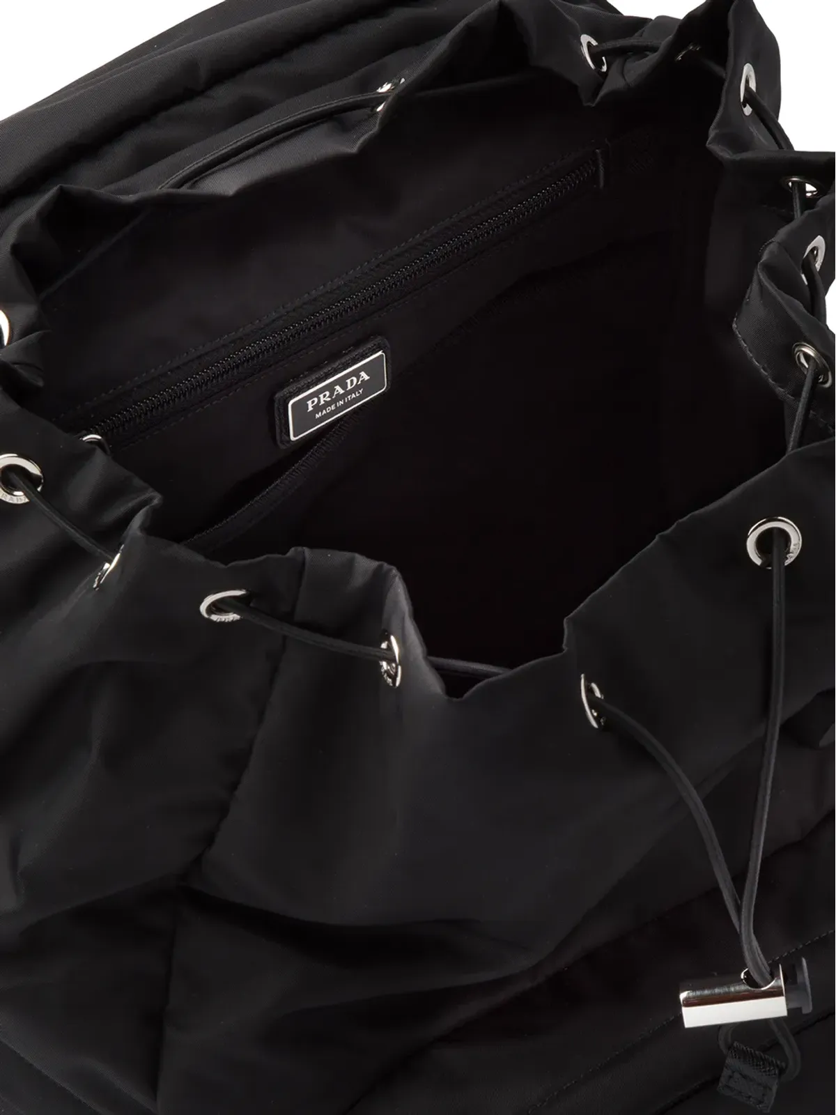Prada Re-Nylon バックパック ブラック - 画像4