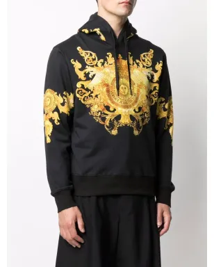 Versace Jeans Couture バロック柄コットンフーディ - サムネイル4