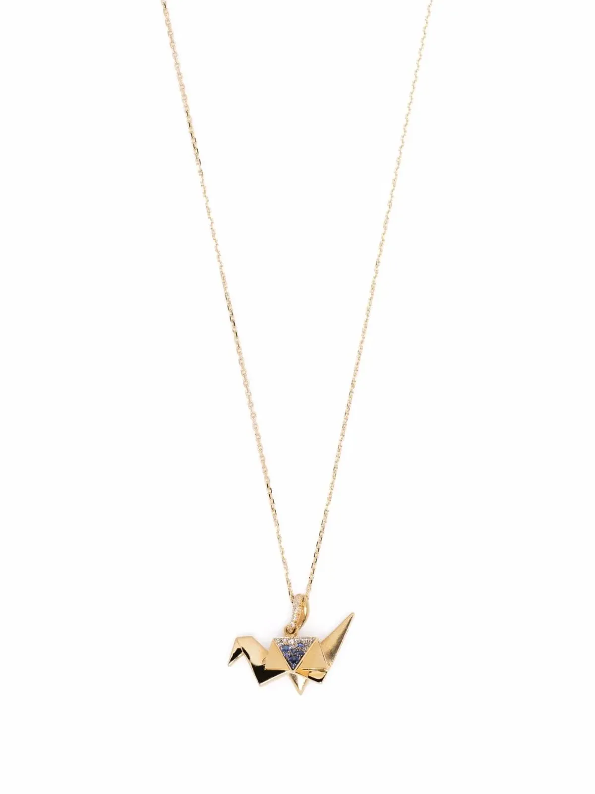 Aurelie Bidermann Origami サファイアとダイヤモンド ネックレス - 画像1