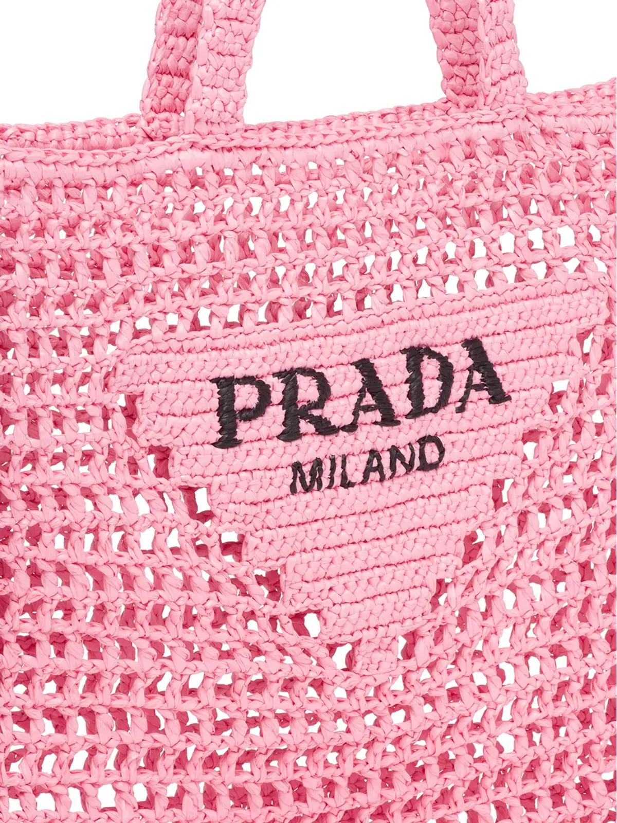 Prada woven tote bag - Pink - 画像4