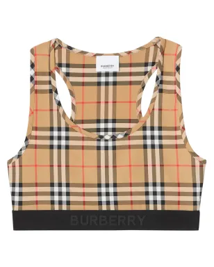 Burberry ヴィンテージチェック スポーツブラ - サムネイル1