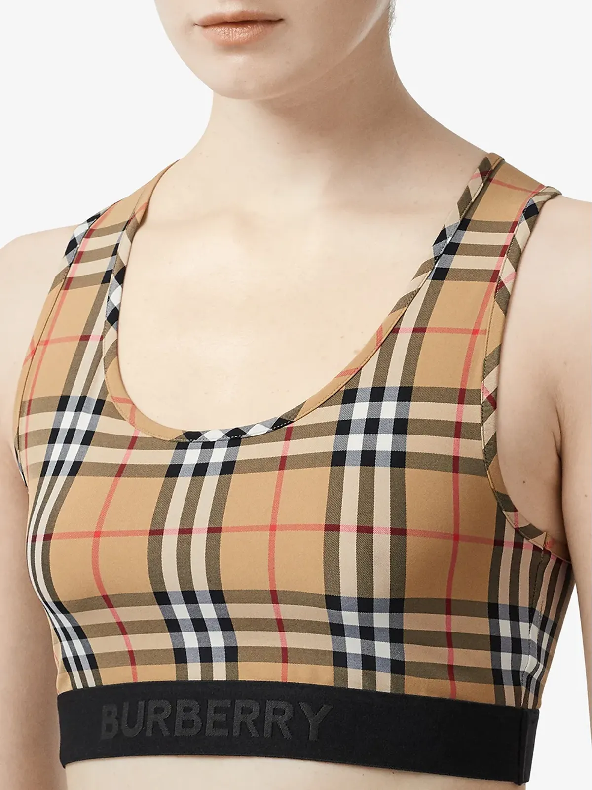 Burberry ヴィンテージチェック スポーツブラ - 画像5
