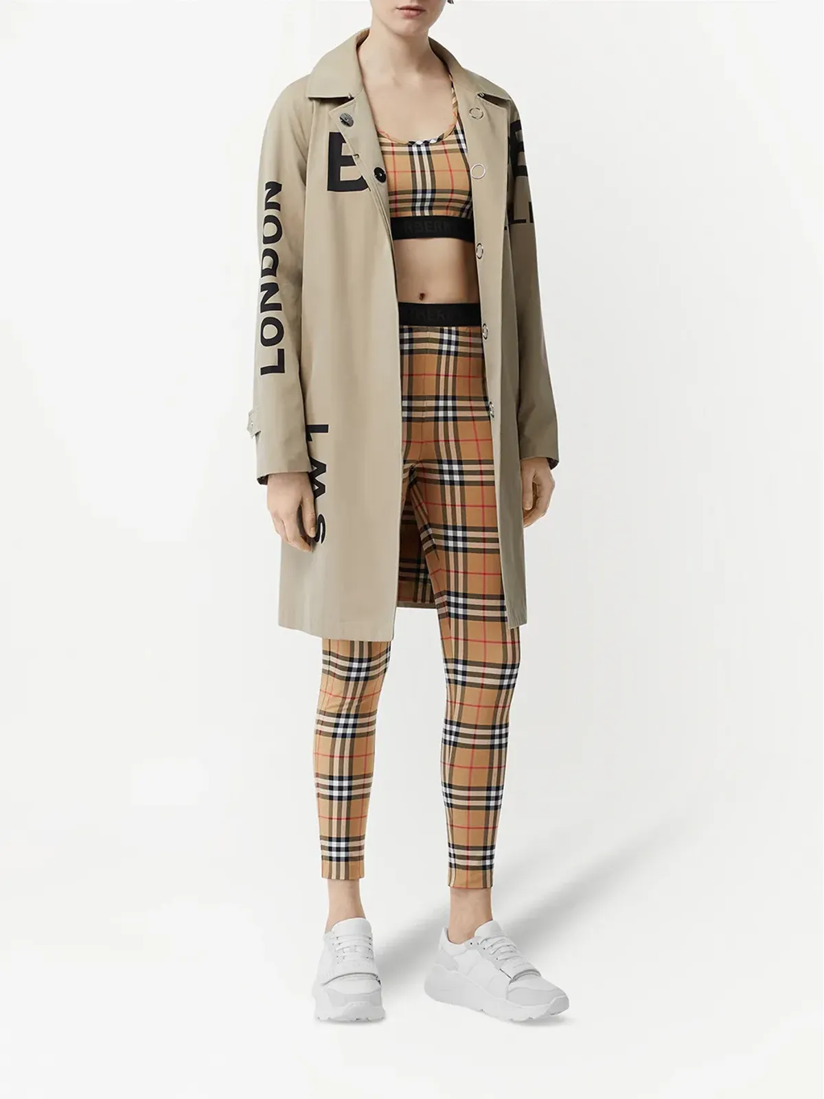 Burberry ヴィンテージチェック スポーツブラ - 画像2