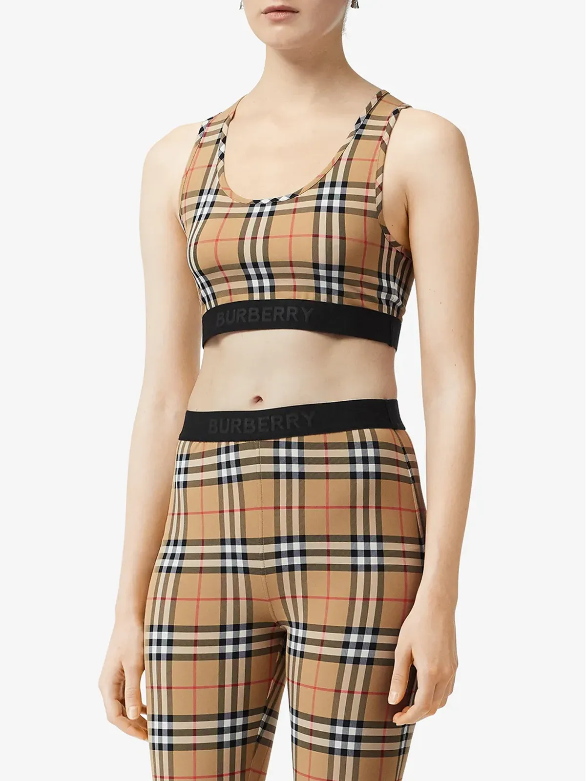 Burberry ヴィンテージチェック スポーツブラ - 画像3