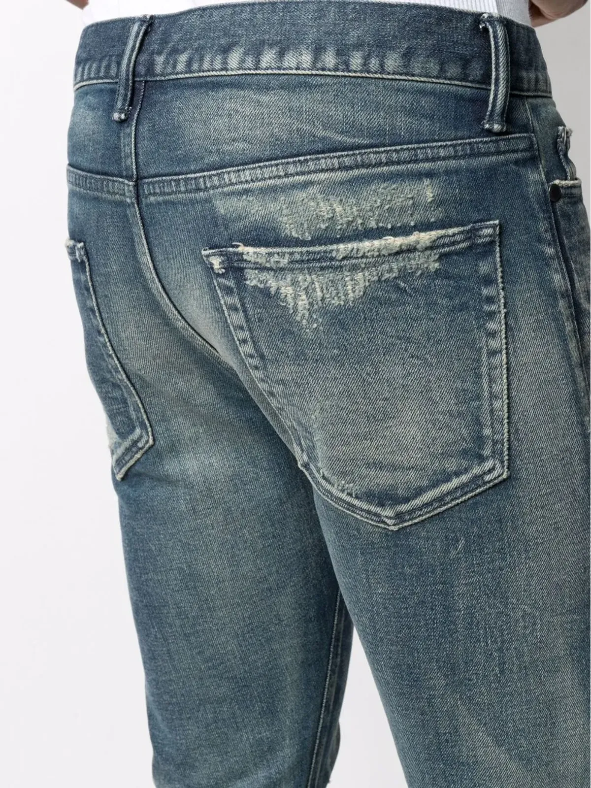 John Elliott ミッドライズ・スキニージーンズ - 画像5