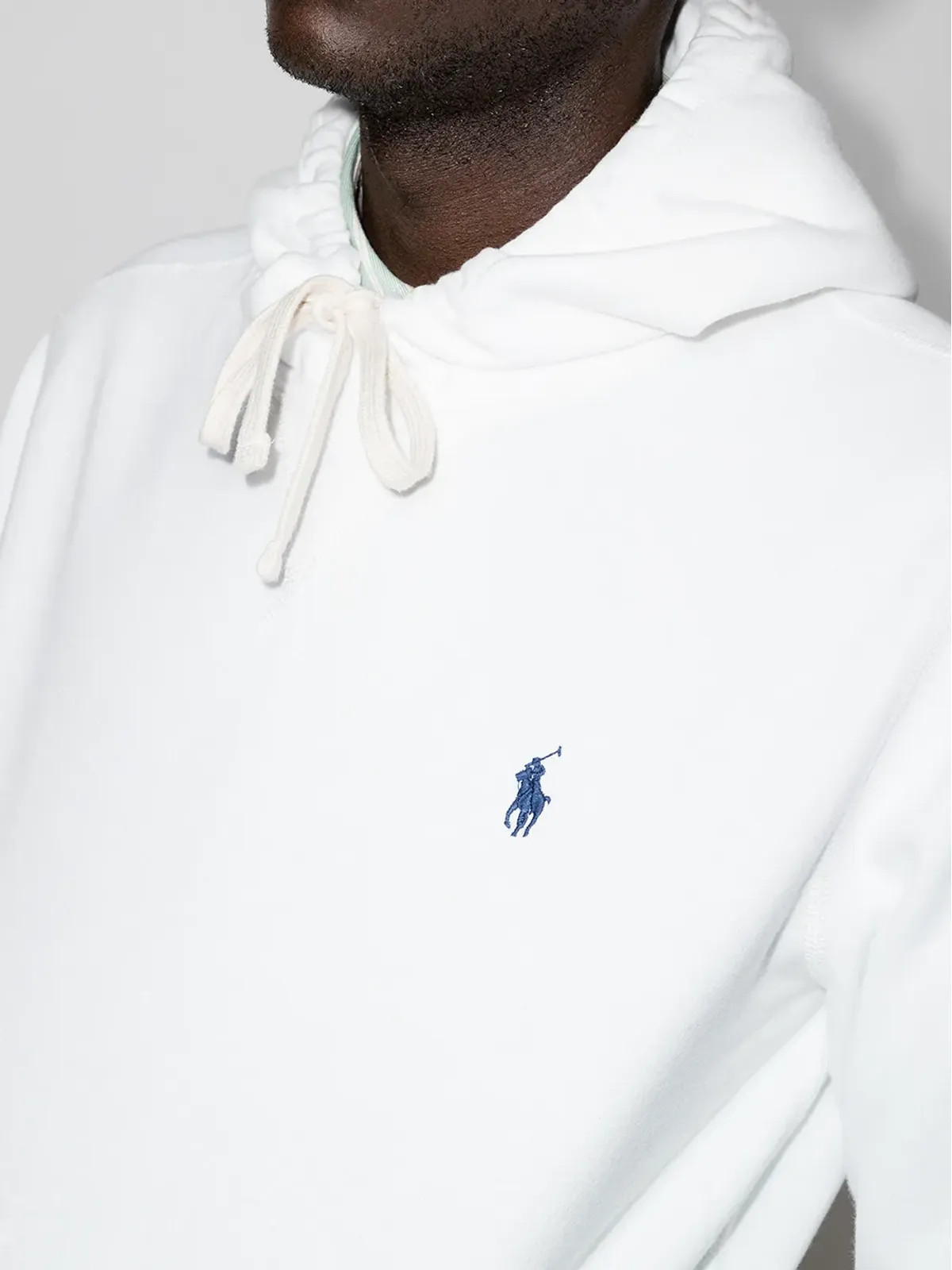 Polo Ralph Lauren ポニーフリースフーディ ホワイト - 画像4