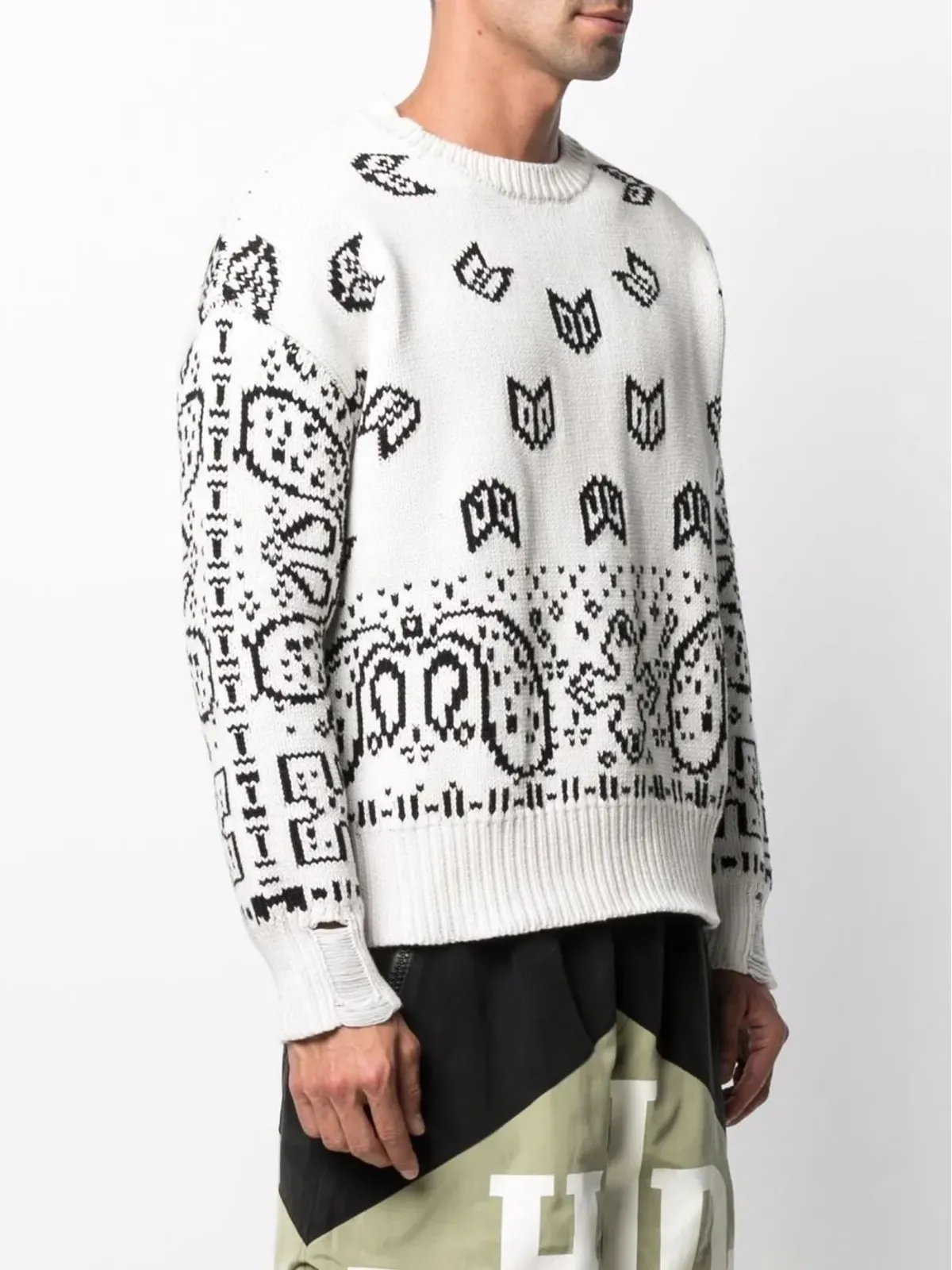 RHUDE ペイズリープリント コットンジャンパー - 画像3