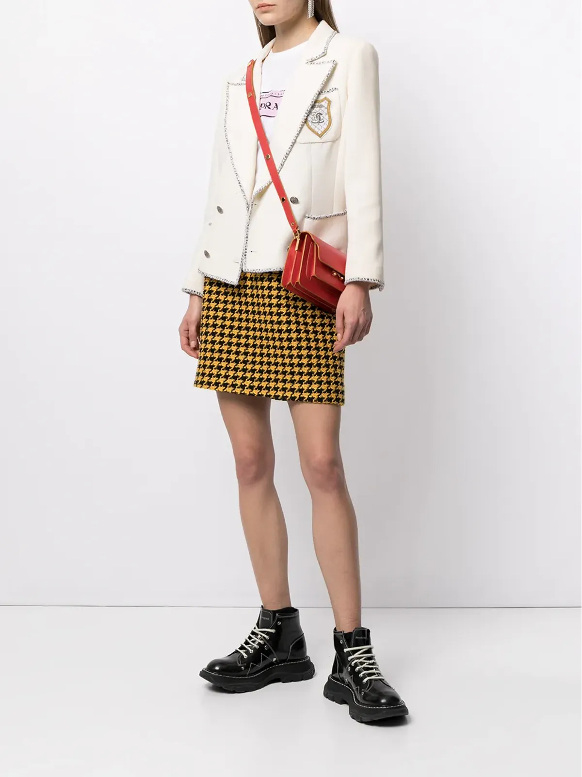 CHANEL Pre-Owned Crest ダブルブレストジャケット - 画像2