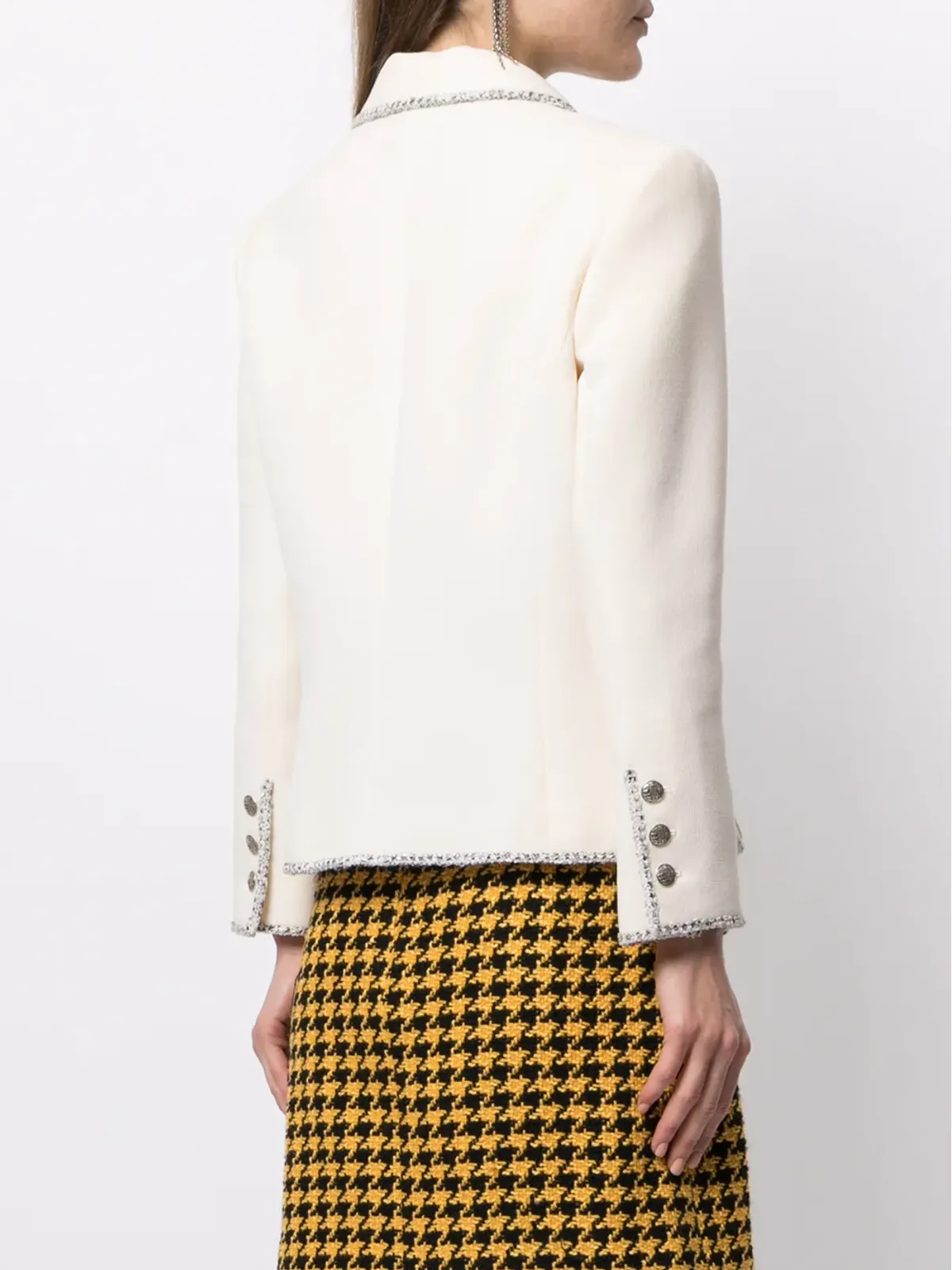 CHANEL Pre-Owned Crest ダブルブレストジャケット - 画像4