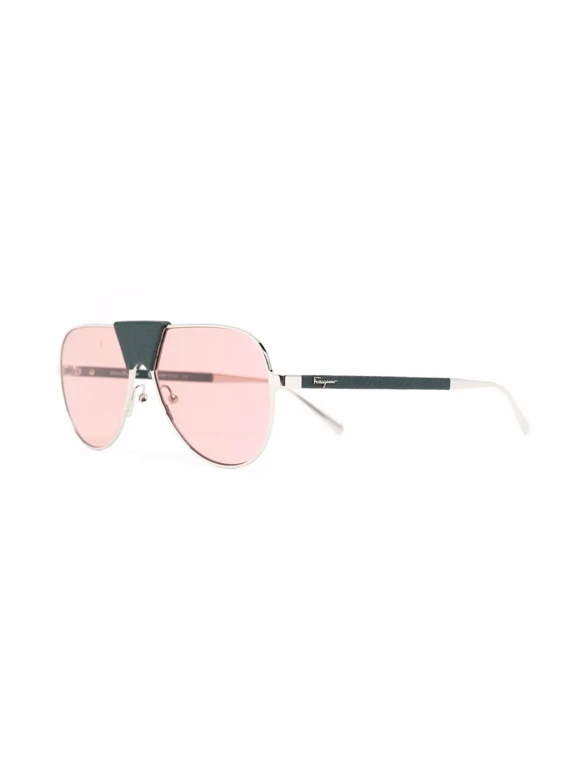 Ferragamo Eyewear パイロットフレームサングラス - 画像2