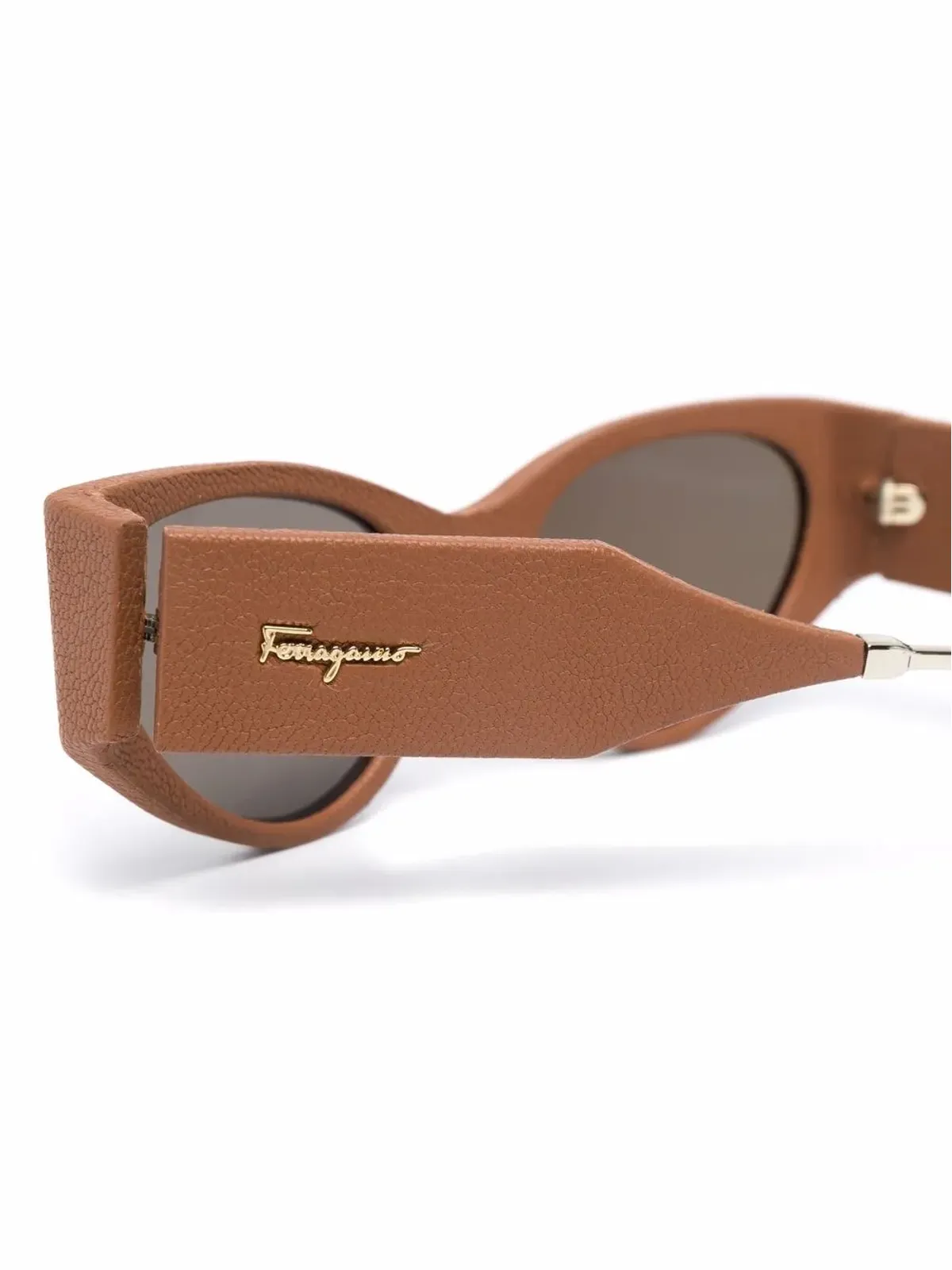 Ferragamo Eyewear キャットアイフレーム サングラス - 画像3