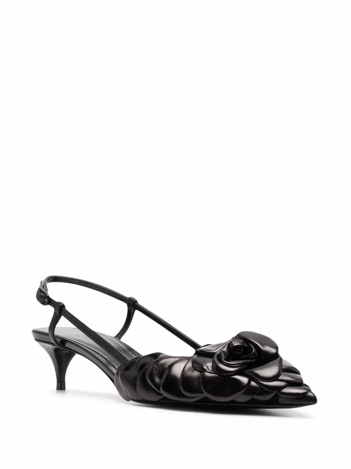 Valentino Garavani アプリケートディテール ポインテッドトゥパンプス - 画像2