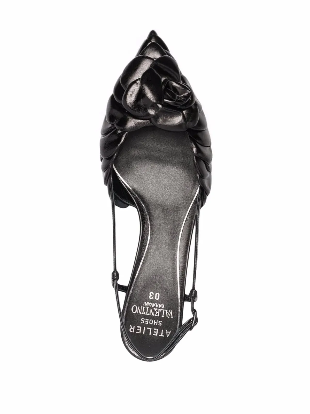 Valentino Garavani アプリケートディテール ポインテッドトゥパンプス - 画像4