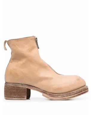 Guidi グレインドレザー ラウンドトゥ ブーツ - サムネイル1