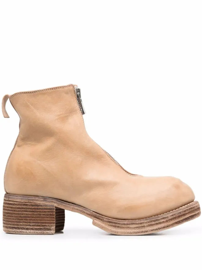 Guidi Guidi グレインドレザー ラウンドトゥ ブーツの商品画像