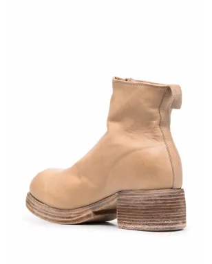 Guidi グレインドレザー ラウンドトゥ ブーツ - サムネイル3