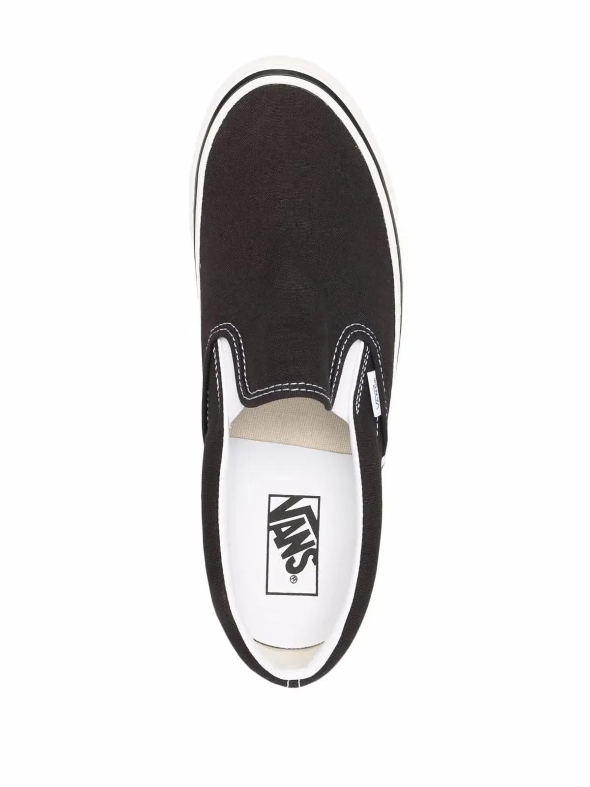Vans UA スリップオン キャンバススニーカー - ブラック - 画像4