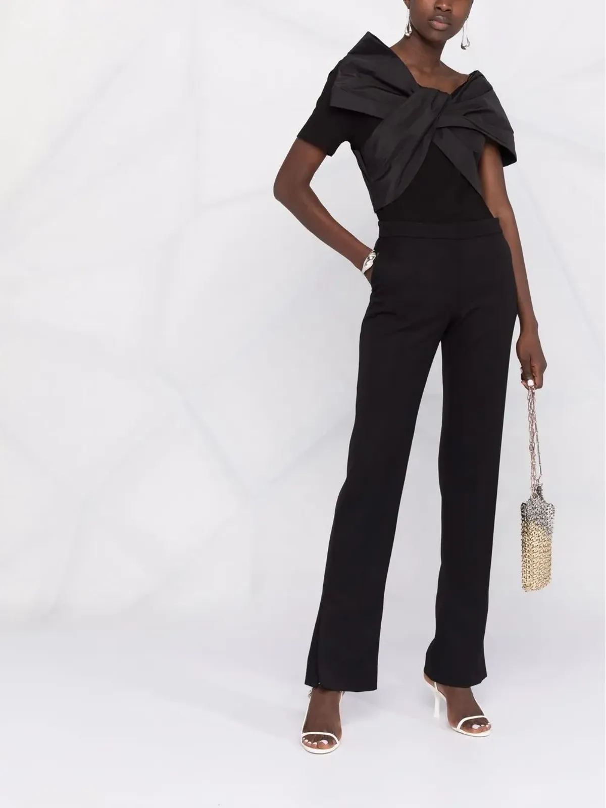 Alexander McQueen アンクルスリット・シガレットパンツ - 画像2