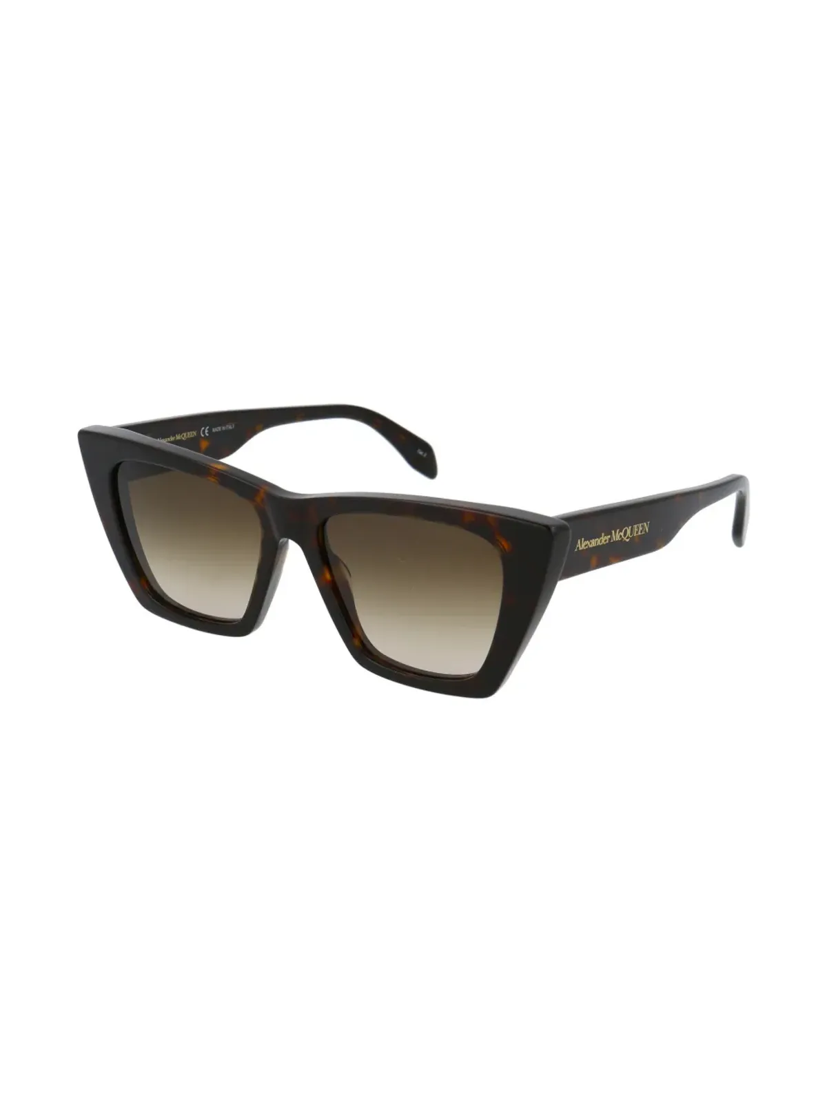 Alexander McQueen Eyewear tortoiseshell cat-eye sunglasses - Brown - 画像2